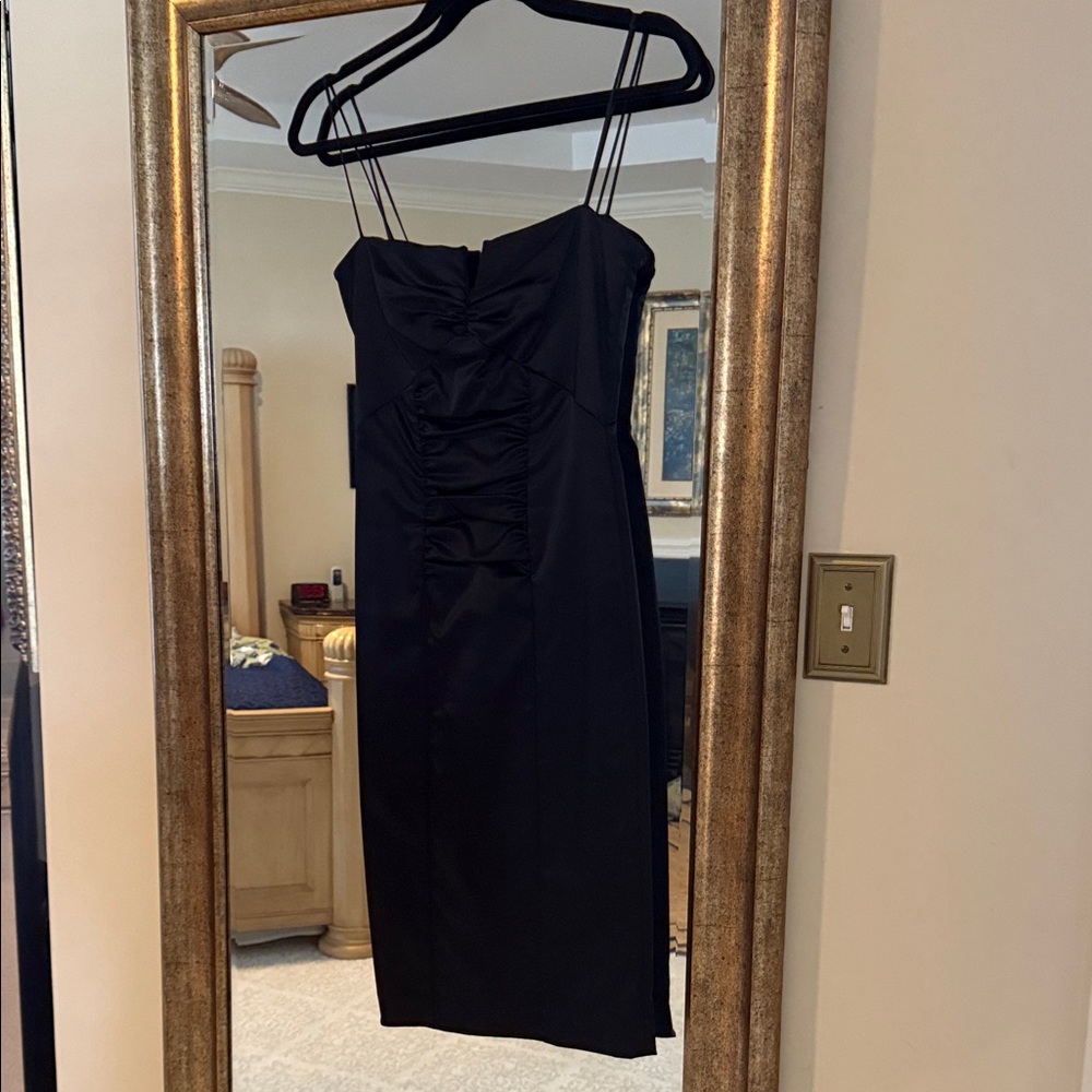 Nicole Miller Collection Black Midi Dress